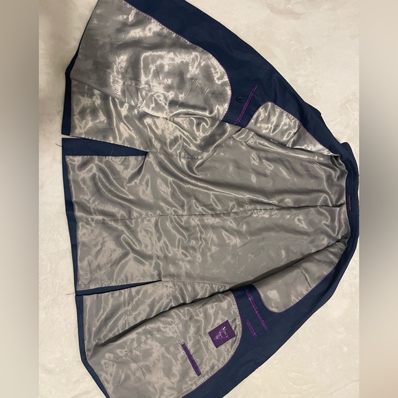 Vinci blue suit jacket size R46 - Picture 2 of 4